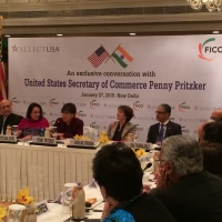 Secretary Pritzker focuses on strengthening bilateral commercial relationship, increasing foreign direct investment during trip to India.