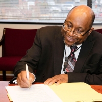 Under Secretary Willie May signs an MOU with TEDCO