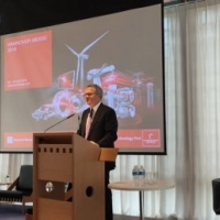 Deputy Secretary of Commerce Bruce Andrews at Road to Hannover Messe event hosted by the German Embassy in cooperation with Siemens AG