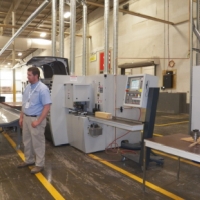 Photo of Matt Krahn who found employment after taking the Accelerated CNC Training class, offered by the Massachusetts Manufacturing Extension Partnership (MassMEP).