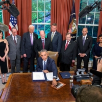 Under Secretary of Commerce for Intellectual Property and Director of the USPTO Michelle K. Lee at White House Signing of the Defend Trade Secrets Act of 2016 