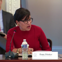 U.S. Secretary of Commerce Penny Pritzker Delivers Opening Remarks at the Final Obama Administration Meeting of the President’s Export Council (PEC) at the White House. 