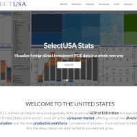 Graphic of the Newly Redesigned SelectUSA Web site