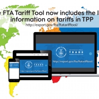 Graphic of Free Trade Agreement (FTA) Tariff Tool 