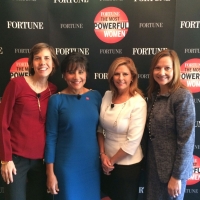 Secretary Pritzker with GM CEO Mary Barra,  Senior Editor at Large for Fortune Patricia Sellers, and  Washington Editor for Fortune Nina Easton at the Fortune Most Powerful Women Summit