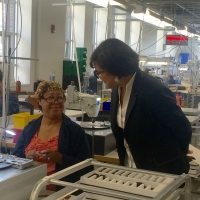 Secretary Pritzker visits the Shinola watch and leather factory in Detroit