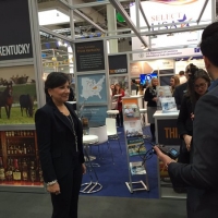 Secretary Pritzker visits Kentucky's booth at Hannover Messe